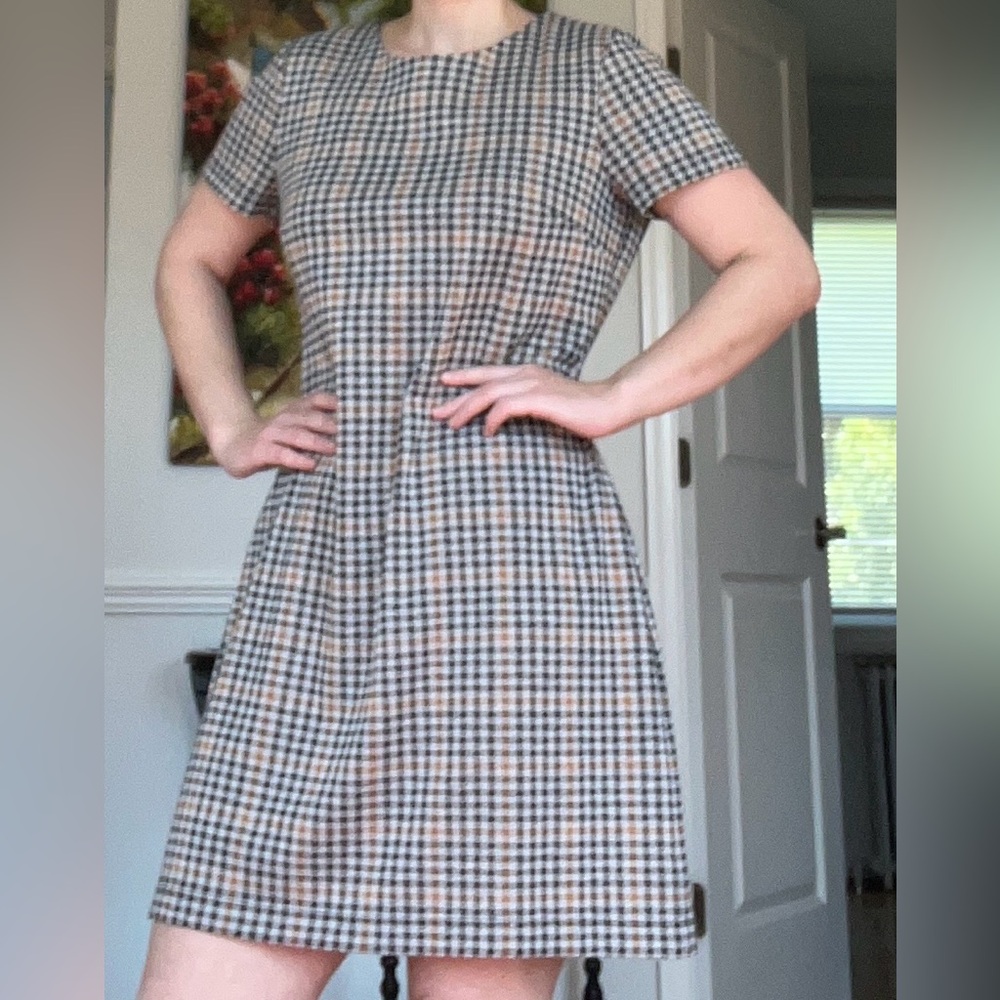 Classic Checkered Short Sleeve Tommy Hilfiger Dress